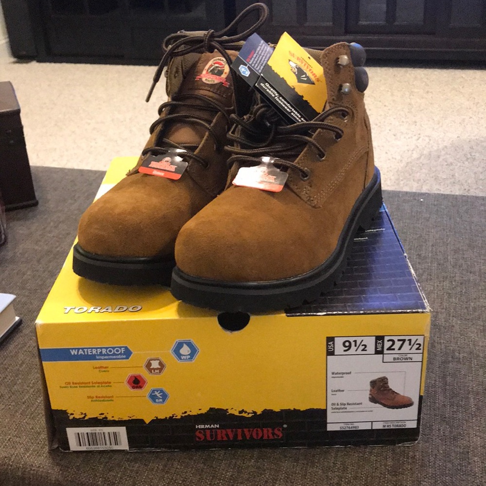 Herman Survivor Work Boots “Torado” size 9.5